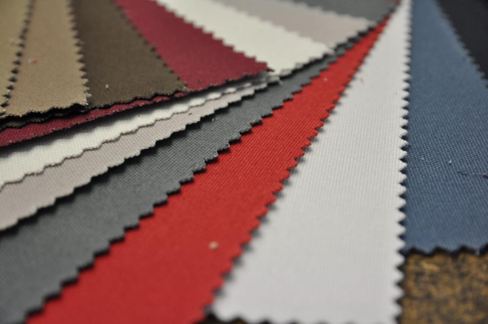 Unbleached dyed fabrics near Cholet